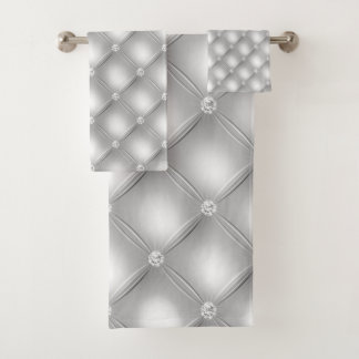 CONJUNTO DE TOALLAS DEL CUARTO DE BAÑO DE SATIN GR