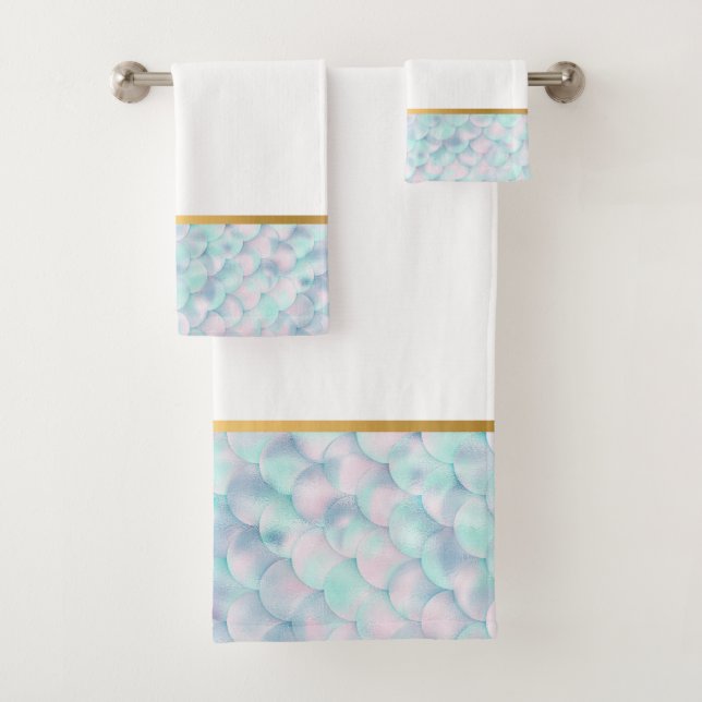 CONJUNTO DE TOALLAS DEL CUARTO DE BAÑO PASTEL GOLD (In situ)