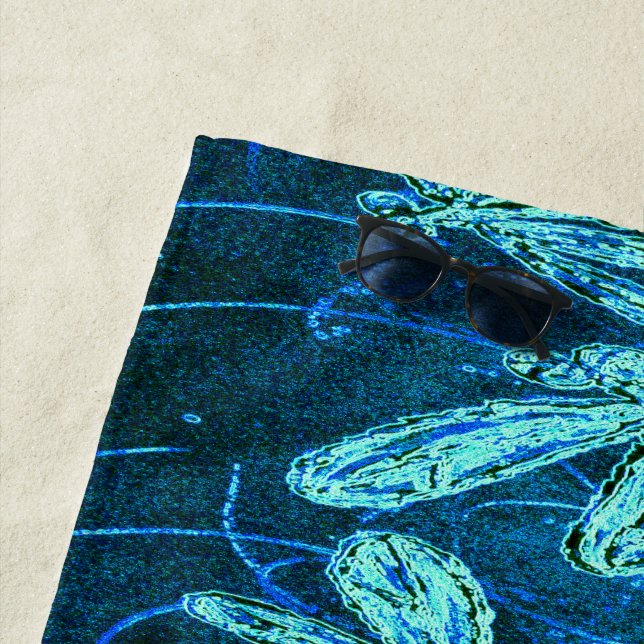 Conjunto de toallas Dragonfly Dance Blue Tango (In situ)