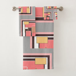 Conjunto De Toallas Geo De Medio Siglo