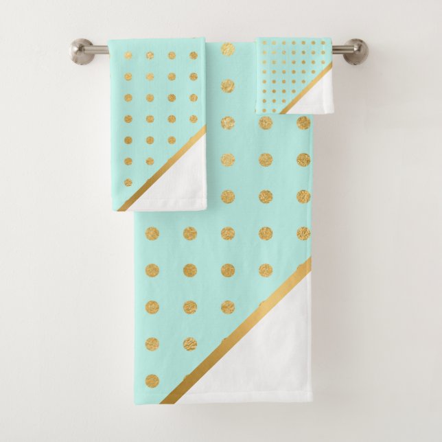 CONJUNTO DE TOALLAS LUXE AQUA VERDE (In situ)
