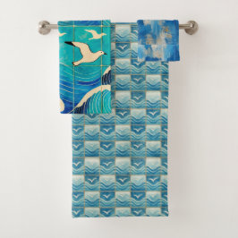 Conjunto de Toallas Ocean Waves & Seagulls – Costa