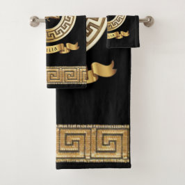 Conjunto de toallas regalo Trinacria siciliana