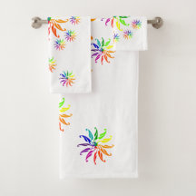 Conjunto de toallas - Ruedas de color