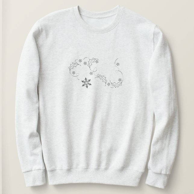 Conjunto elevado de camisa de invierno para mujere (Anverso del diseño)