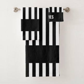 Conjunto personalizado de toalla de zebra de refer