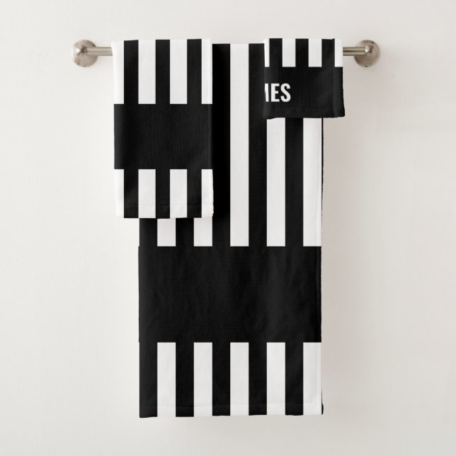 Conjunto personalizado de toalla de zebra de refer (In situ)