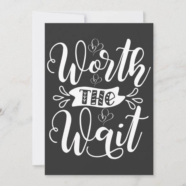 Conjunto Worth the Wait, anuncio de Rainbow Baby (Anverso)