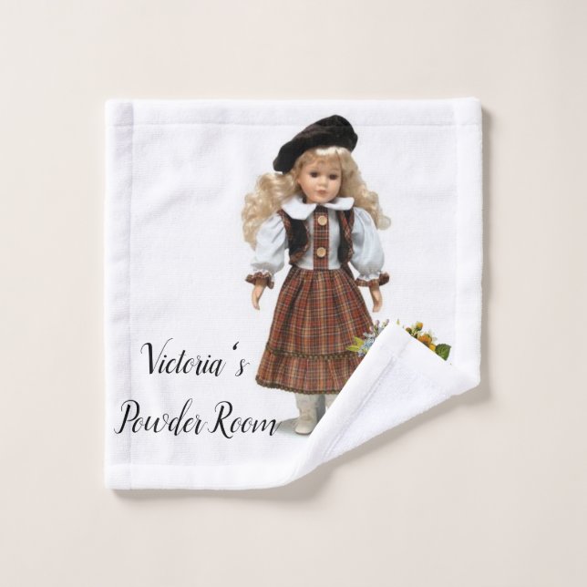 Conjuntos de toallas de baño de raya Naranja victo (Toallita)