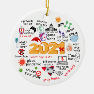 Conmemorativa decoración de Navidades divertidos 