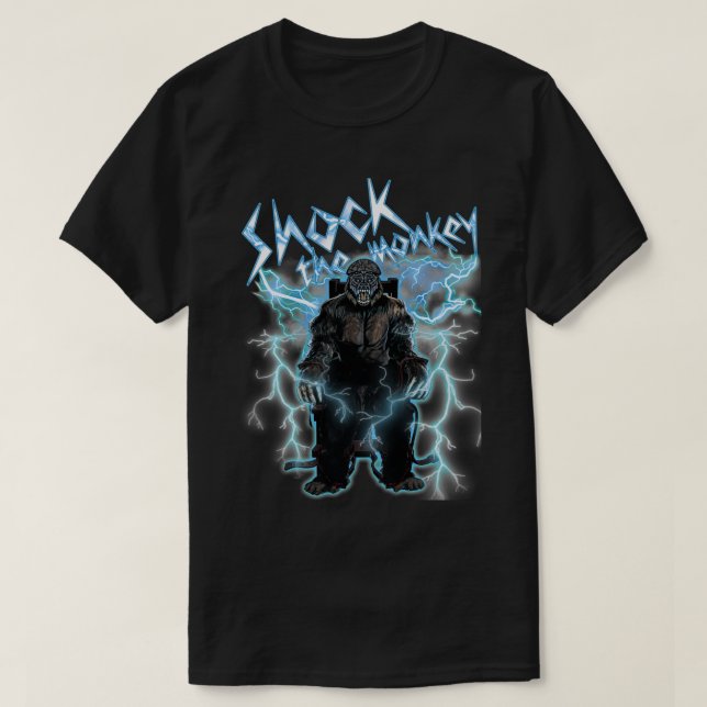 Conmoción por la camiseta clásica del mono (Diseño del anverso)