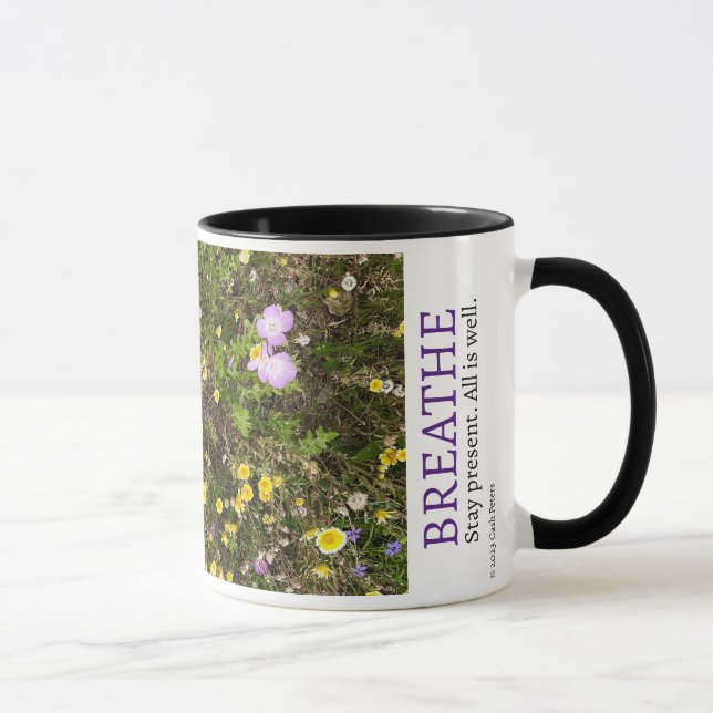 Conmovedora taza de "Respirar" (Derecha)