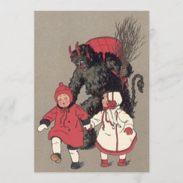Conmutador Krampus Persiguiendo Niños