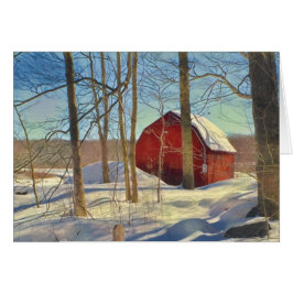 Connecticut Barn En Invierno