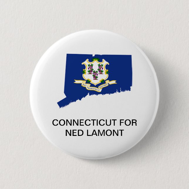 CONNECTICUT para el botón NEAT LAMONT GOVERNOR (Anverso)