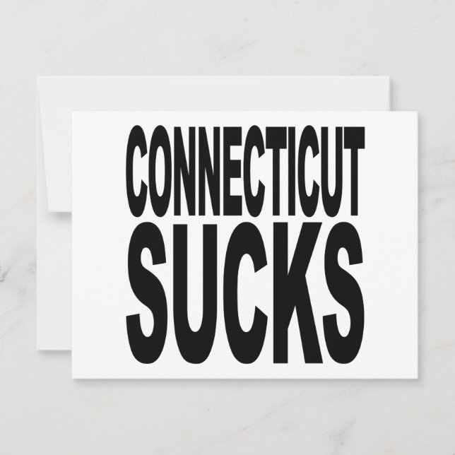 Connecticut Sucks (Anverso)