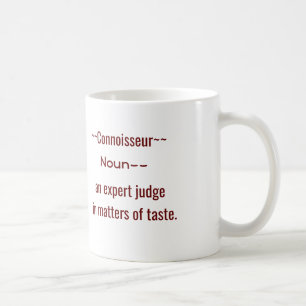 Connoisseur - definición - taza de café