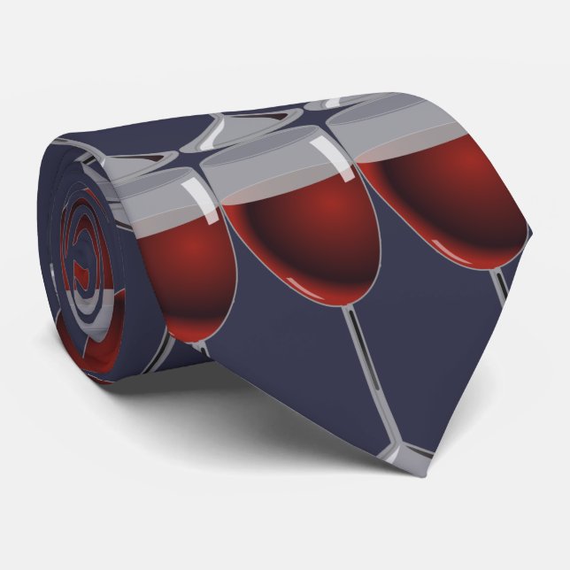 Connoisseur del vino - corbata del cuello (Enrollado)