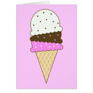 Cono de Helado Napolitano