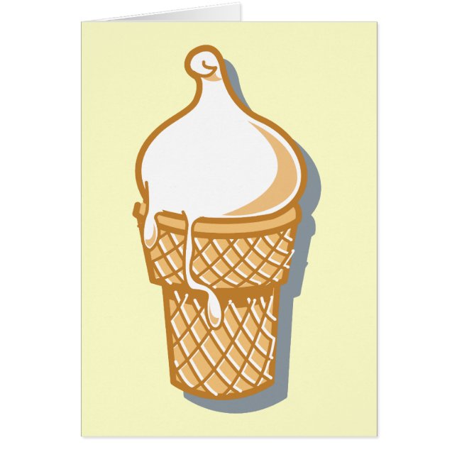 cono de helado retro (Frente)
