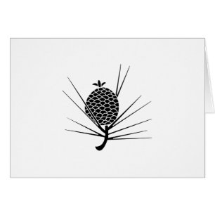 Cono de pino con agujas