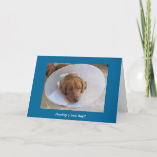 Cono de tarjeta de felicitación Golden Retriever