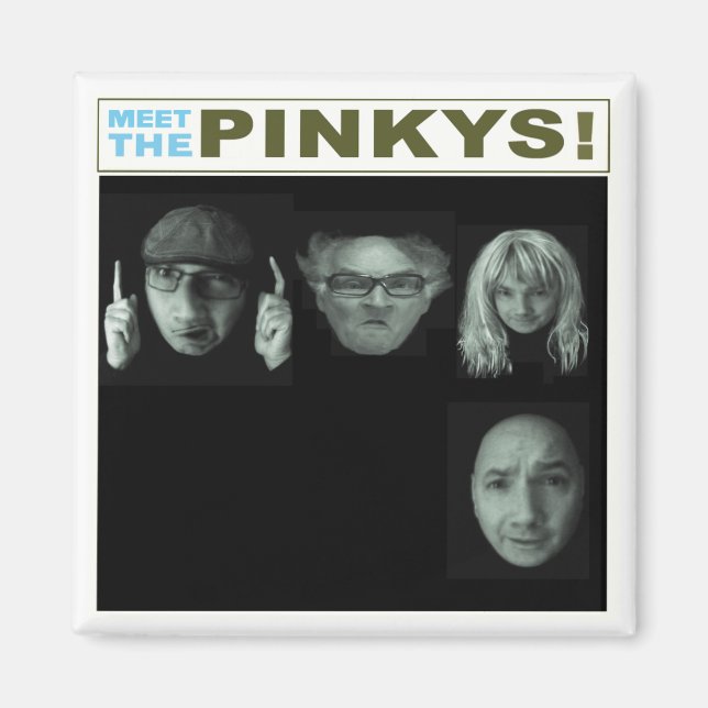 ¡Conoce A Los Pinkys! IMÁN (Frente)