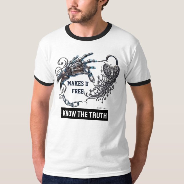 Conoce la Verdad Sé Libre Grunge | Camiseta Y2K (Anverso)