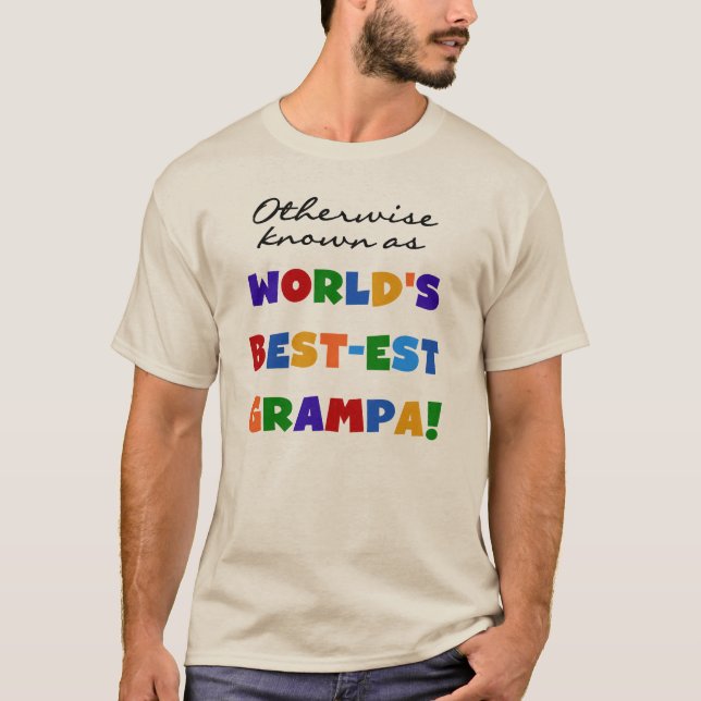 Conocidas como las mejores camisetas Grampa (Anverso)