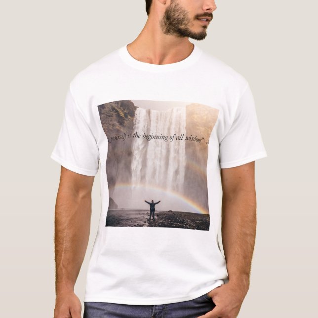 Conociendo tu propia cita - Camiseta para hombres (Anverso)