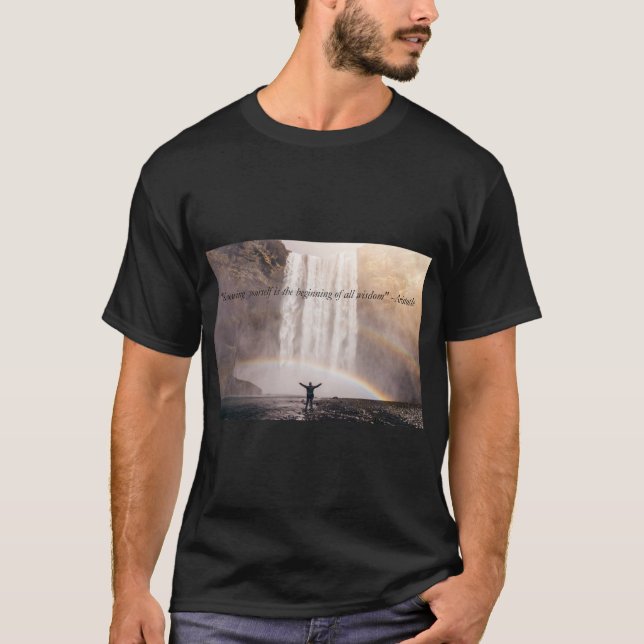 Conociendo tu propia cita - Camiseta para hombres (Anverso)