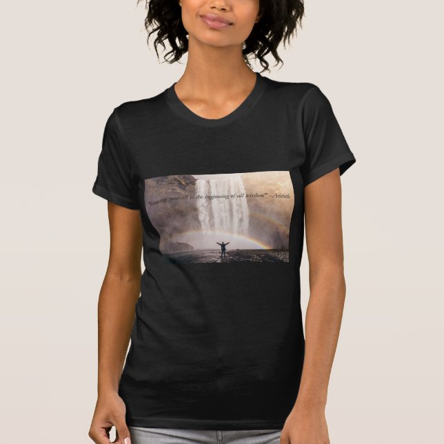 Conociendo tu propia cita - Camiseta para mujeres (Anverso)
