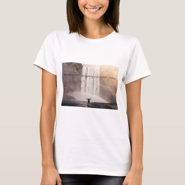 Conociendo tu propia cita - Camiseta para mujeres (Anverso)