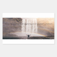 Conociendo tu propio presupuesto - Pegatina Rectan