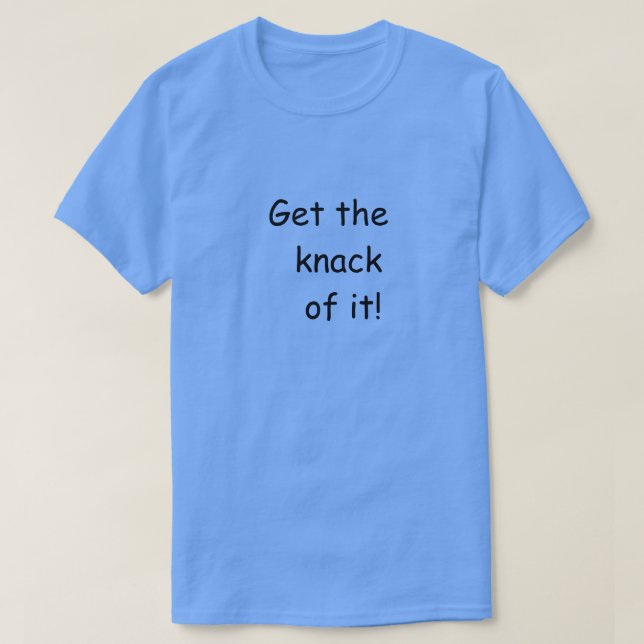 Conocimiento de su camiseta (Diseño del anverso)