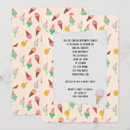 conos de Invitación a fiesta de cumpleaños de hela