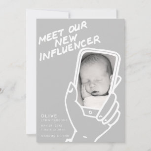 Conozca nuestra nueva invitación de bebés influyen