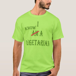 Conozco una camiseta vegetariana
