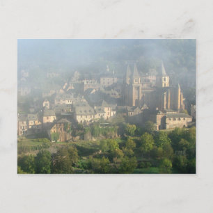 Conques, postal de Francia