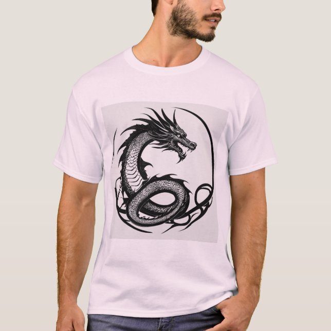 Conquistar tu estilo con nuestra camiseta Dragon (Anverso)