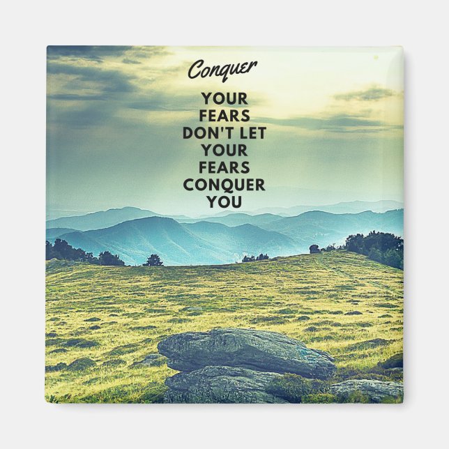 Conquistar tu imán de miedo (Frente)