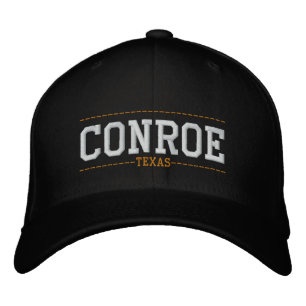 Conroe Texas, Gorras bordados en Estados Unidos