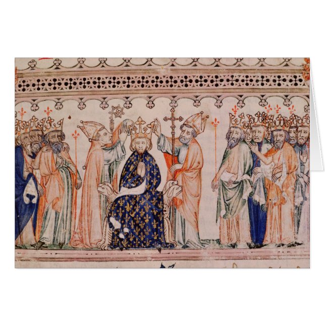 Consagración Felipe III le Hardi Rey de (Anverso (Horizontal))