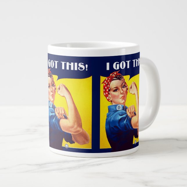 CONSEGUÍ A ESTE Rosie la taza del JUMBO del (Derecha)