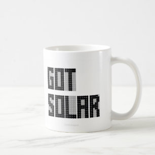 Conseguido solar - taza
