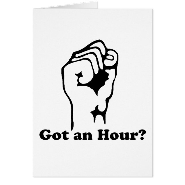 ¿Conseguido y hora? (Frente)