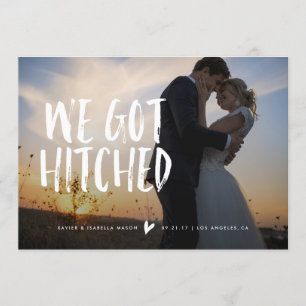 Conseguimos enganchados casando la invitación