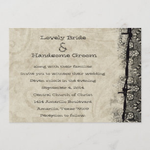 Conseguir la invitación enganchada de la boda del