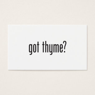 conseguir thyme