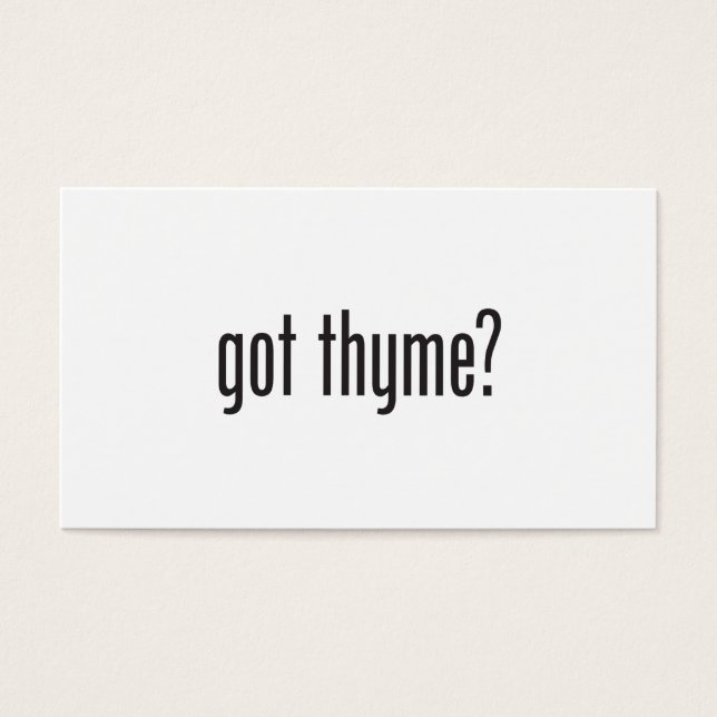 conseguir thyme (Frente)